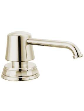 Brizo Tulham RP101658PN Kitchen Soap/Lotion Dispenser, Polished Nickel